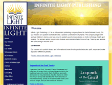 Tablet Screenshot of infinitelightpublishing.com